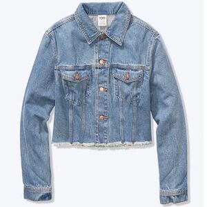 VS PINK - Cropped Denim Jacket